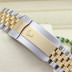 Unworn Rolex Datejust 41 Ref 126333 Steel 18K Gold Champagne Diamond Dial